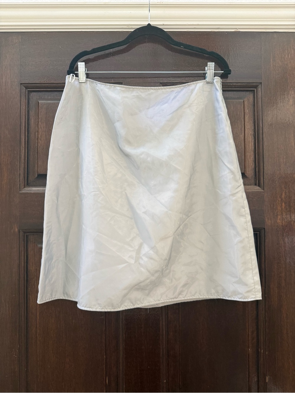 STRENESSE Gabriele Strehle Silver A-Line Skirt